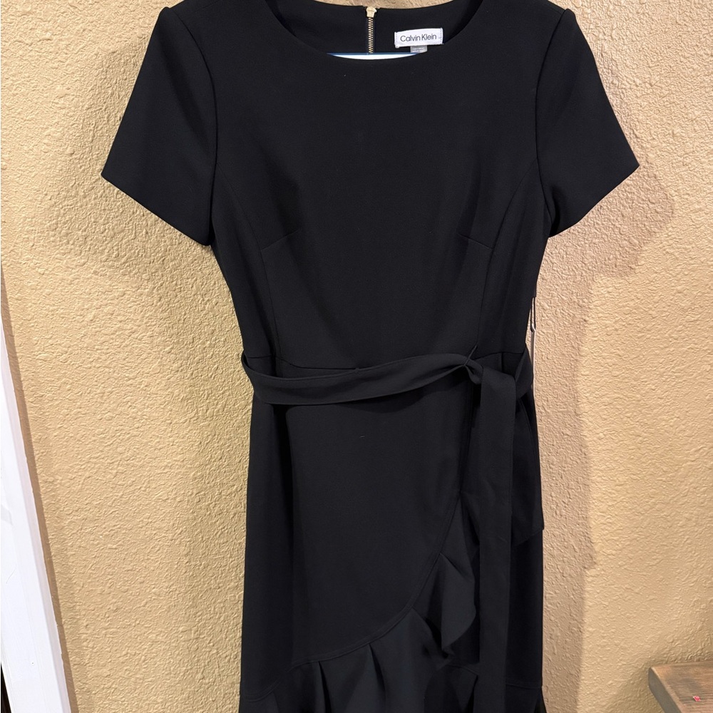 Calvin Klein Black Midi Dress